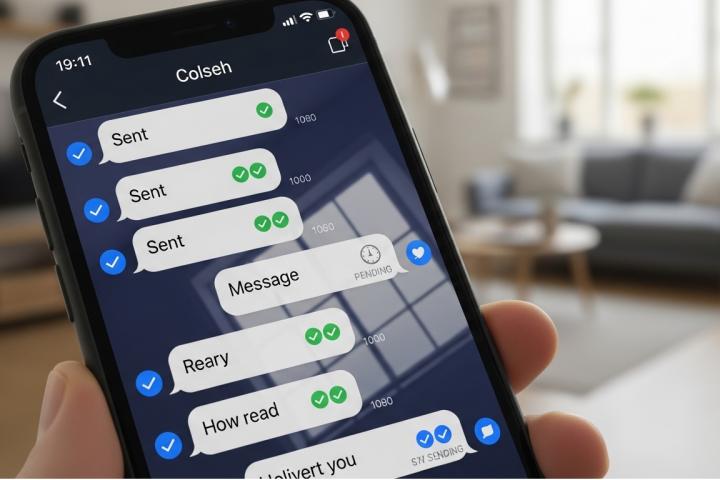 Проверьте статус доставки сообщений, когда телефон находится в автономном режиме