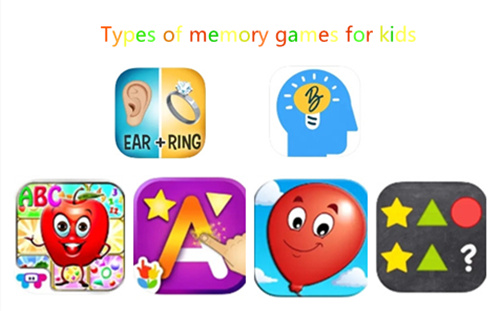 Types of memory games for kids