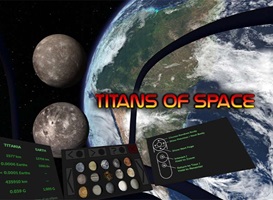 Çocuklar için Titans of Space VR oyunu
