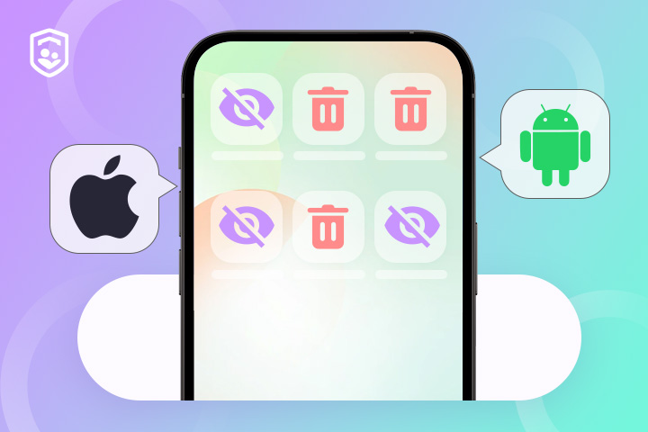 วิธีลบหรือซ่อนแอพจาก iPhone และ Android อย่างถาวร