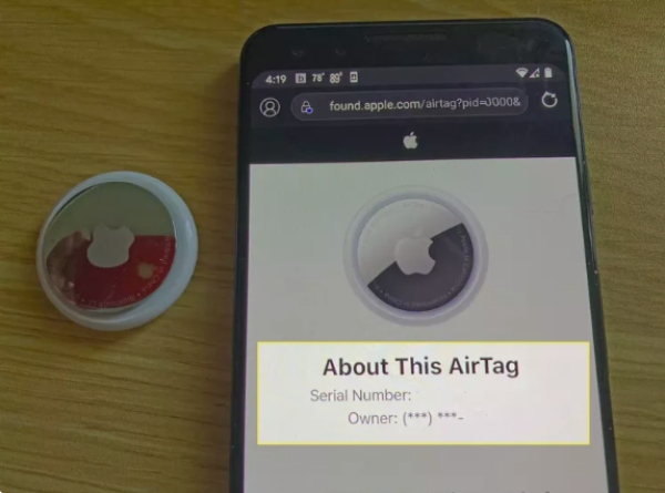 set up AirTag with an Android device