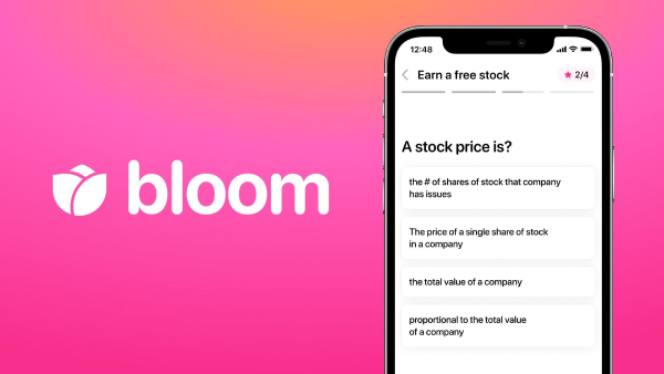 Bloom의 십대를 위한 투자 앱