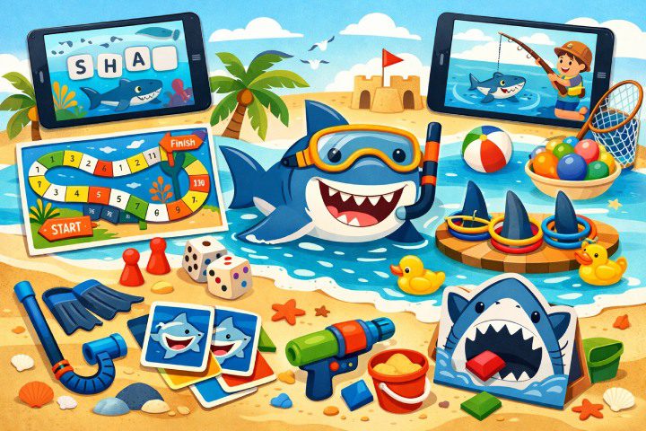 Utforska den roliga världen av hajspel för barn på ett säkert sätt med FlashGet Kids