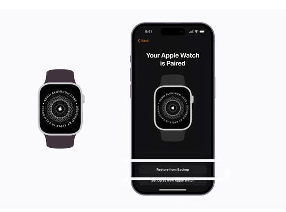 Apple Watch dipadankan dengan iPhone