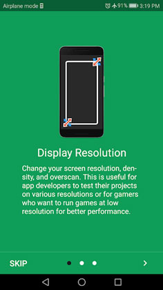 Display resolution