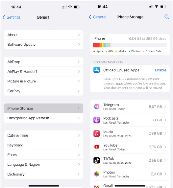 General-iPhone Storage