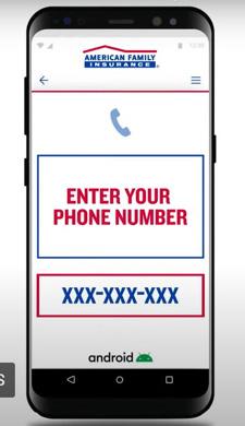 KnowYourDrive app set phone number