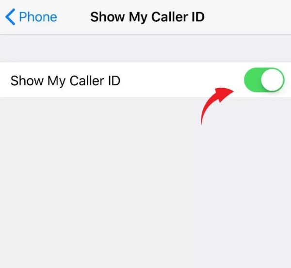 Make anonymous phone call-show my caller ID