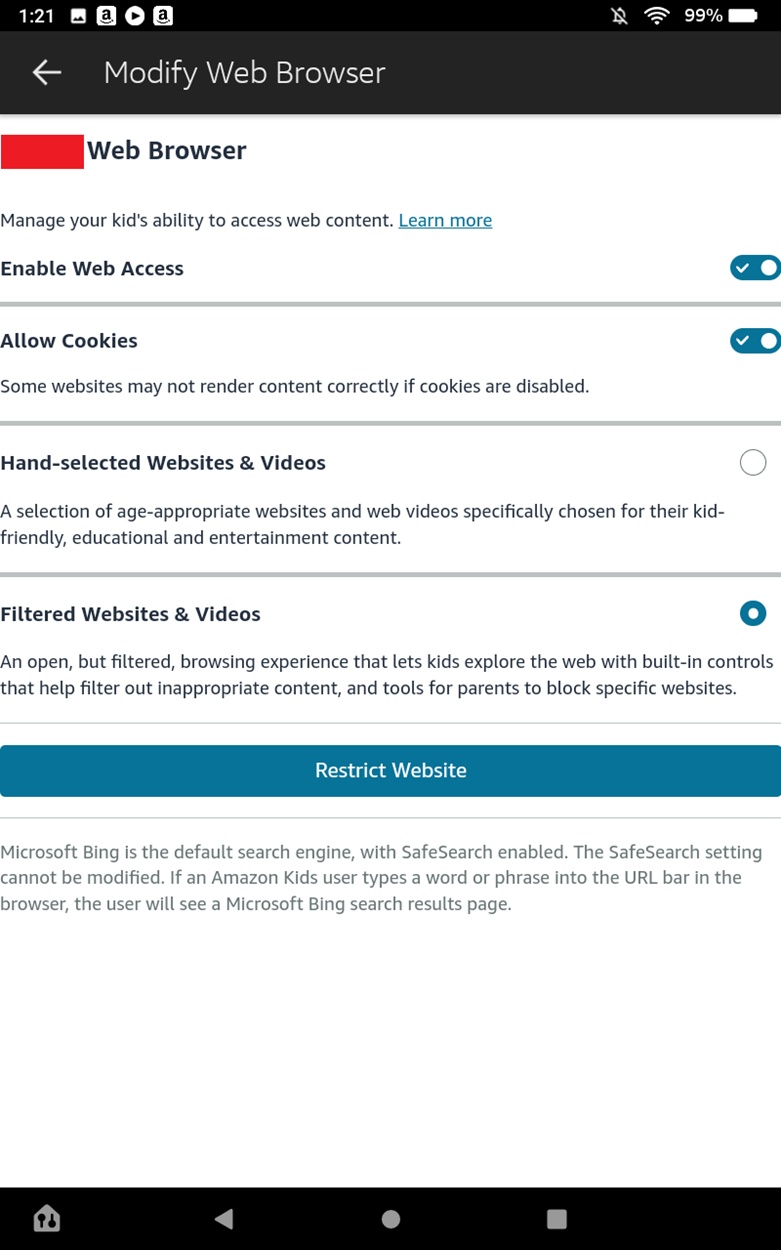 Modify Web Browser