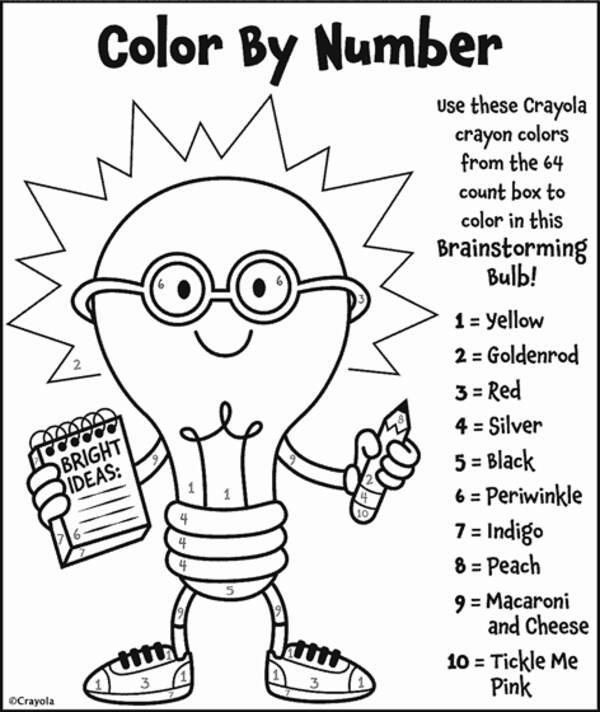 Cenários e personagens, um dos Color by Number para crianças