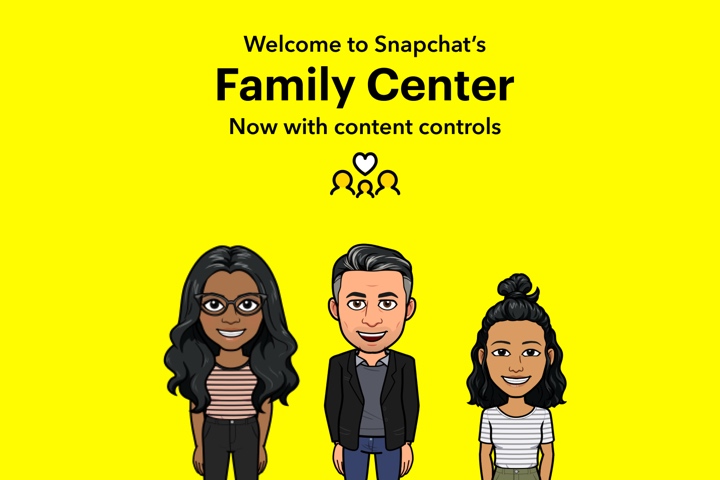 Семейный центр Snapchat