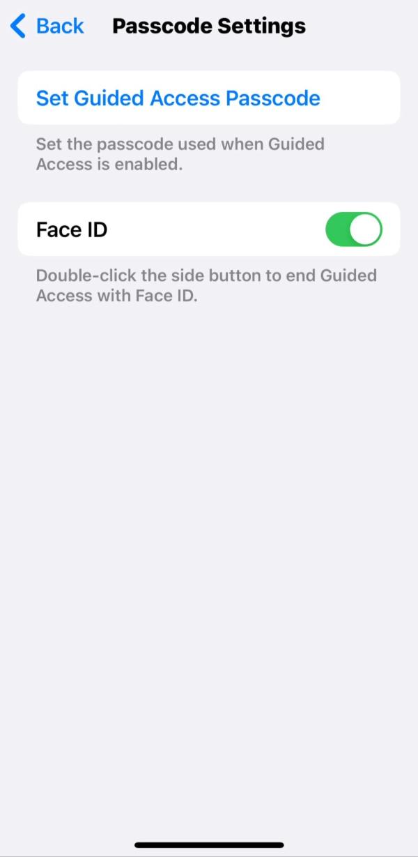 Tap on Passcode Settings