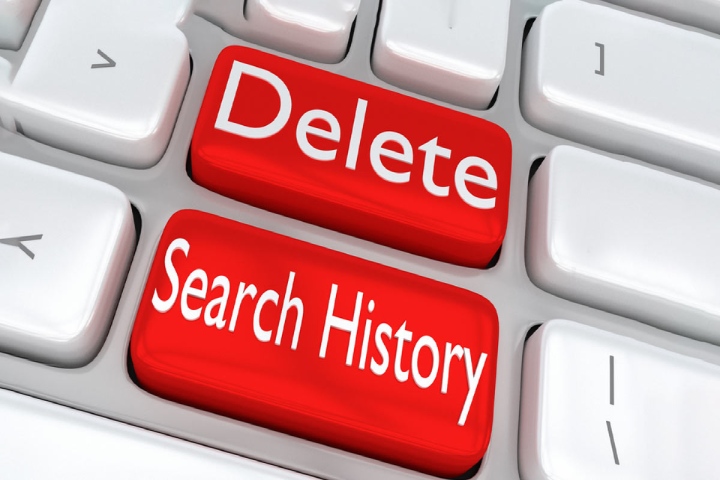 delete search history on iphone