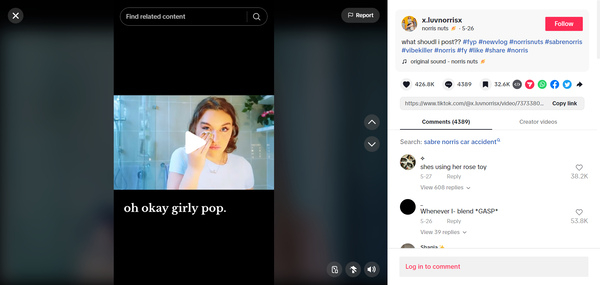 Girly Pop artinya tiktok