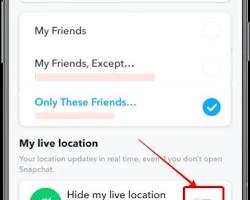 Hide Live Location