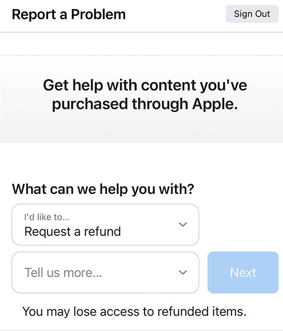 How to request a refund