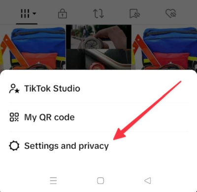 Como ativar o modo escuro no TikTok no Android 2