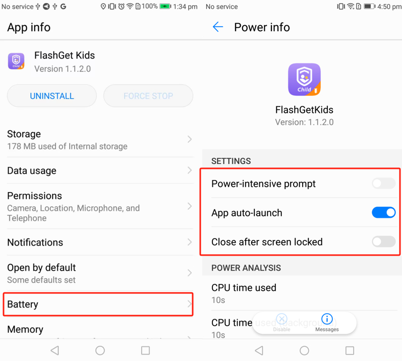 Huawei emui 5x battery