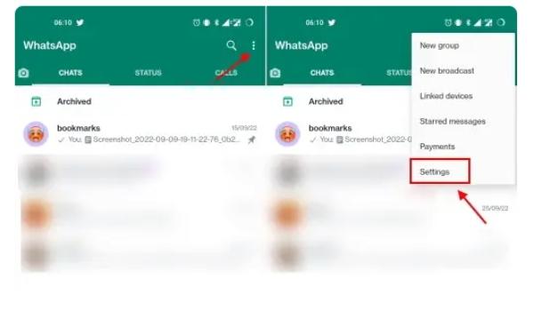 WhatsApp uygulamasını açın