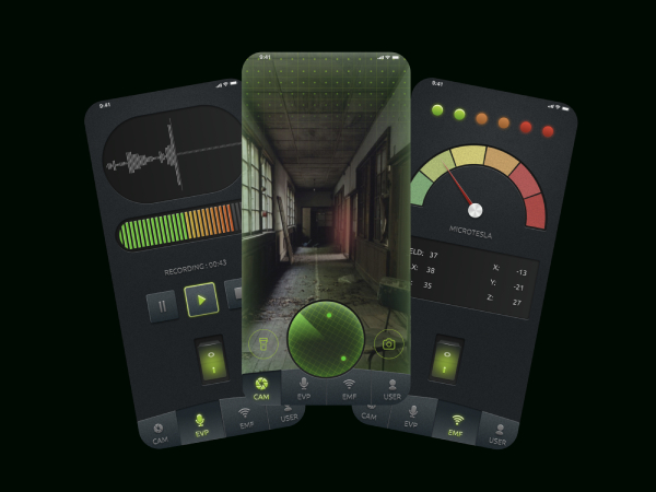 best ghost app of Paranormal EMF Recorder & Scanner app