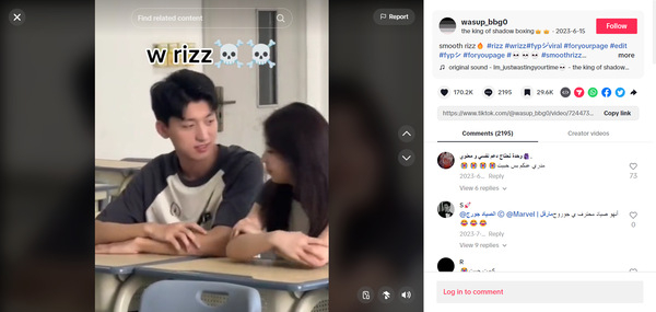 Rizz แปลว่า ติ๊กต๊อก