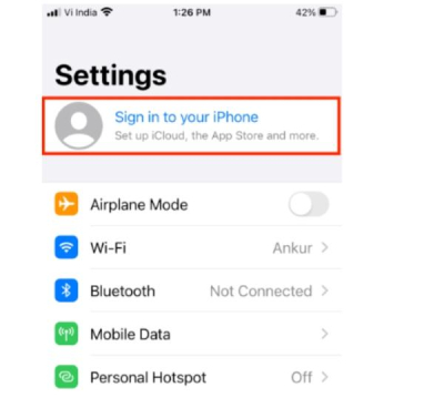 Steps to create a new Apple ID 2