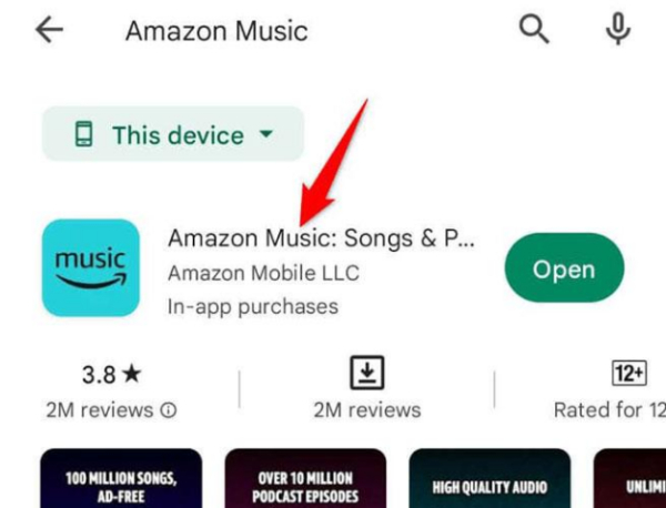 Steps to fix the Amazon Music App not working