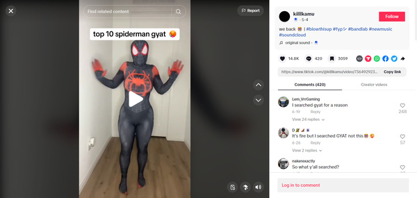 gyat som betyder tiktok