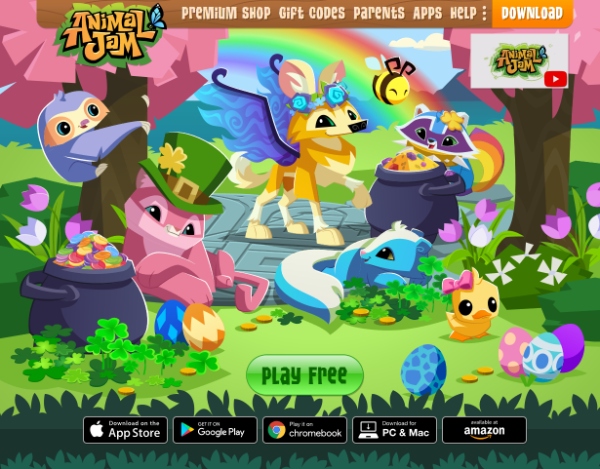 Animal Jam 부모 도구