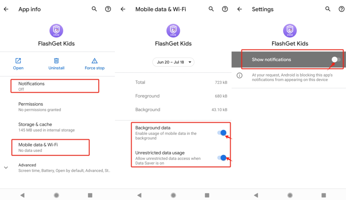 Pixel Android 10 informace o aplikaci