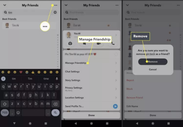 Troubleshoot issues adding friends on Snapchat 3