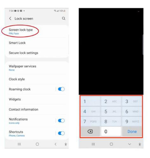 cambiare la password del mio telefono Android 2