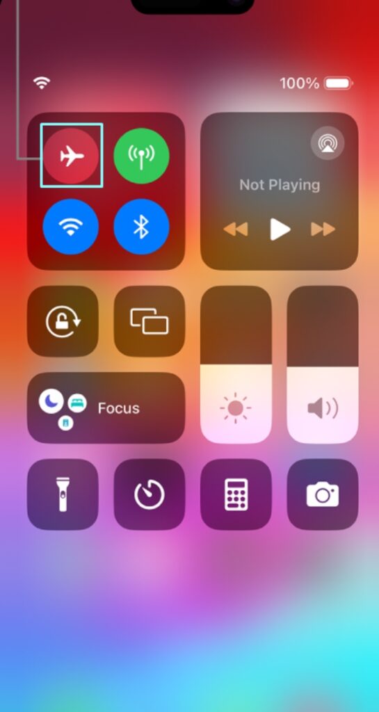 airplane mode وضع الطائرة