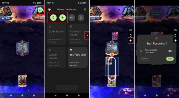 Google Play Games: realizza video di gameplay