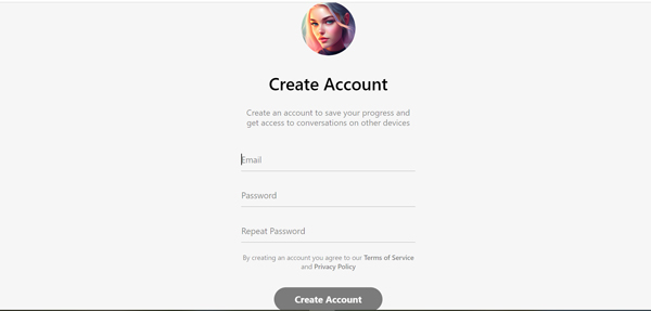 create an account on Anima AI