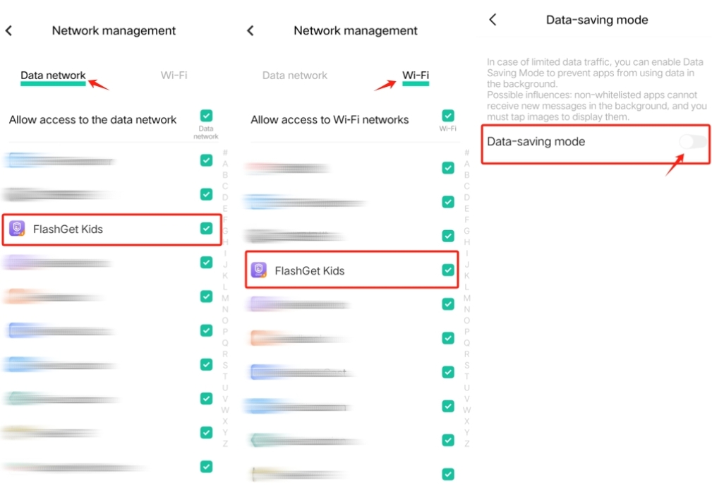 vivo android 7x Network management