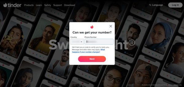 Modificare il tuo nome tramite il sito web di Tinder 3