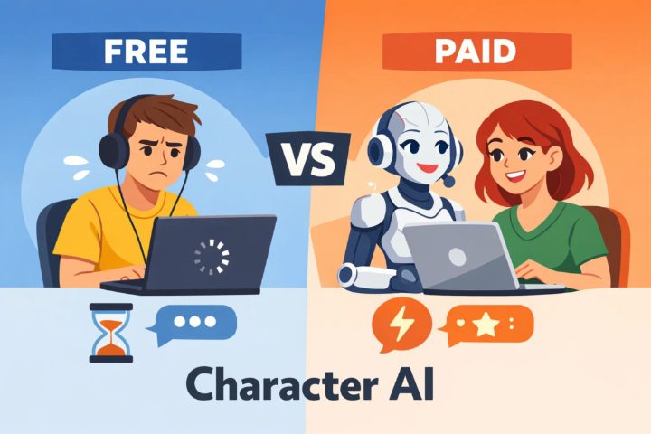 Kostenlos vs. kostenpflichtig: KI-Funktionen für Charaktere und sichere Nutzung
