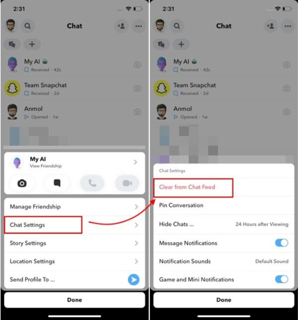 Cara menghilangkan AI Saya di Snapchat dengan Menghapusnya 