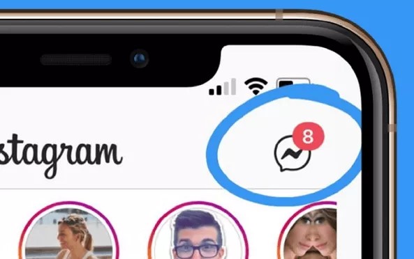 Instagram messenger icon