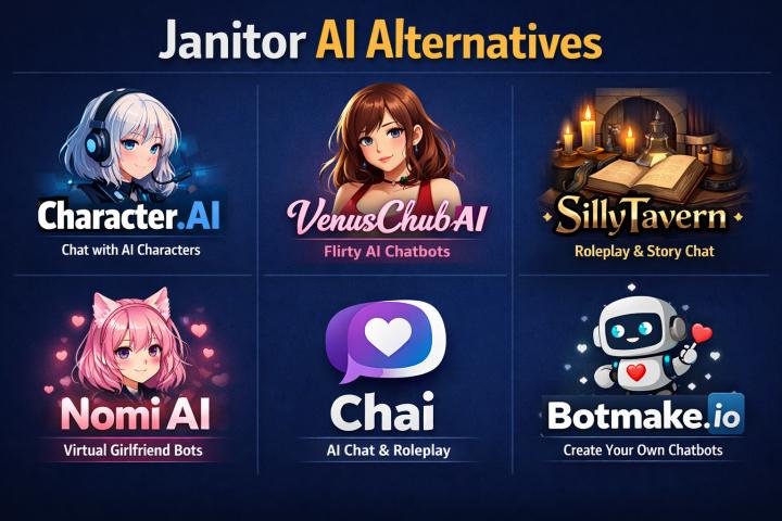 14 der besten Alternativen zu Janitor AI für verschiedene Altersgruppen von 12 bis 18+