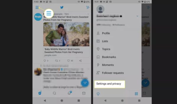 Rendere privato il tuo account sul dispositivo Android 1