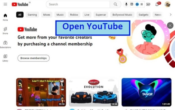 Tutorial on viewing YouTube report history 1