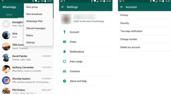 Two-factor authentication for WhatsApp security