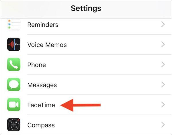 Où sont Paramètres FaceTime sur votre iPhone 1