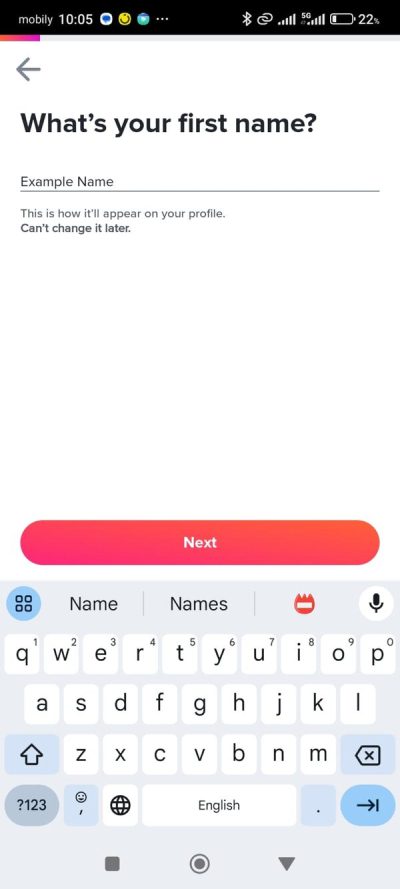So ändern Sie den Namen bei Tinder über die App 5