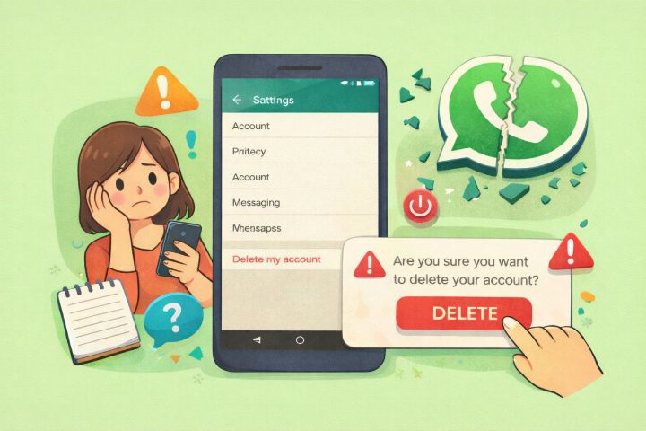 WhatsApp 계정을 삭제하는 방법은 무엇인가요?