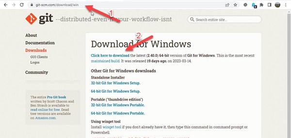  Downloading Git