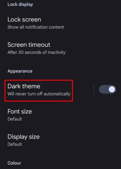 Enable Dark Mode off YouTube on iPhone