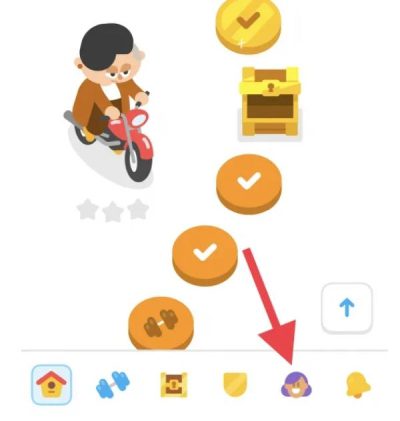 Ismerősök hozzáadása a Duolingo mobilon 1